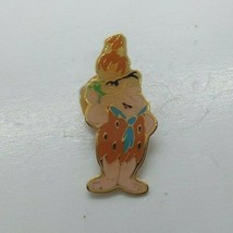 Vintage 1994 Hanna Barbera Flintstones Fred &amp; Pebbles 1&quot; Enamel Lapel Pin - $10.88