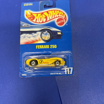 1991 Hot Wheels Blue/White Card #117 FERRARI 250 yellow #7 new on card!!!! - $5.00