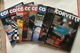 Vintage Lot of 8 CORVETTE QUARTERLY magazines Late-1990&#39;s -2000 - £18.54 GBP