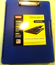 Dexas Slimcase 2 Storage Clipboard Storage &amp; Side Opening W/ CHROME CLIP... - $20.24