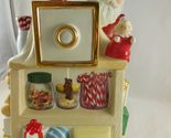 Lenox Musical Cookie Jar Santa with Toys Candy Camera Holiday Village 11... - $47.40