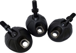 Set Of 3 Anti-Slip Universal Rubber Tripod Ft\. For Benro Manfrotto 3/8&quot;-16 - £31.77 GBP