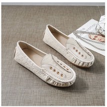 New Fashion  Spring Summer Soft Leather Women Flat Loafers High Quality 100% Lea - £119.99 GBP