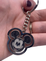 Mickey &amp; Friends Keychain Key Chain Metal Ring Fob Holographic Hologram ... - $13.09
