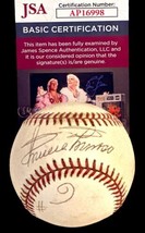 MINNIE MINOSO AUTOGRAPHED SIGNED OALB BASEBALL JSA CERT WHITE SOX, INDIANS - £101.23 GBP