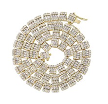 10MM 6 Times Gold Platinum Plated Full Bling Iced Out - £362.05 GBP