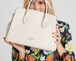 Kate Spade Knott Large Satchel Off White Pebbled Leather PXR00399 NWT Cr... - £123.06 GBP
