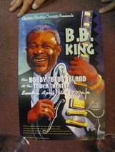 BB King Poster B B Bobby Blue Band Apr 16 B.B. - £35.45 GBP