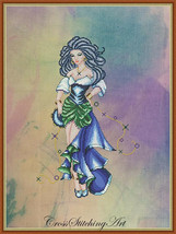 SALE! Complete Xstitch materials DANCE of EMERALD -By Cross Stitching Art Design - $64.34+
