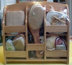 Wooden Basket Gift Set - $8.70