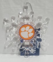 Clemson Tigers Snowflake Ornament - NCAA - $12.60