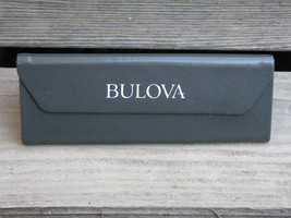 BULOVA ~ Triangular Glasses SunGlasses Leather Magentic Hard Case ~ SHIPS FREE - £12.78 GBP