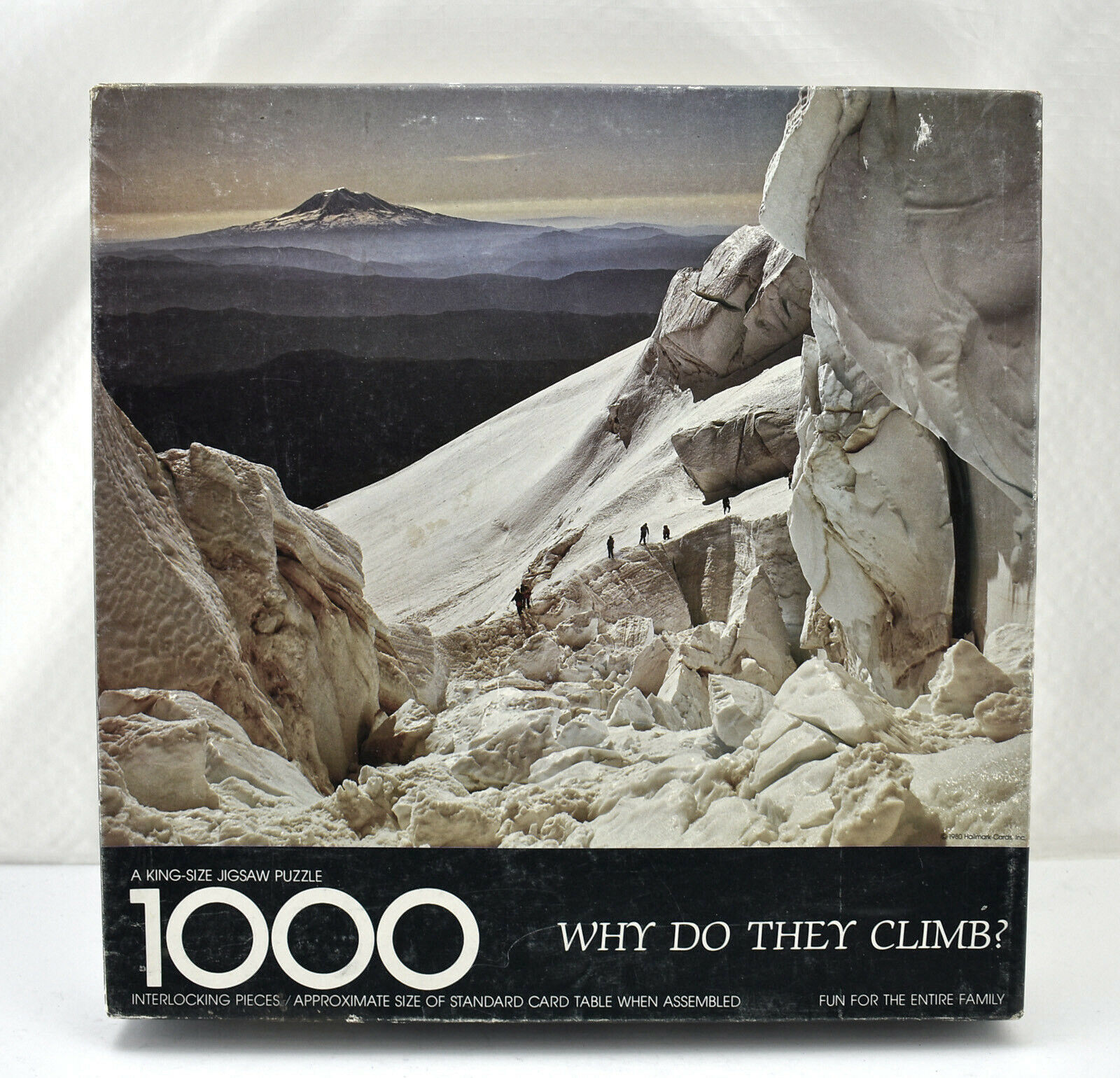 Why Do They Climb? 1980 Hallmark Ambassador 1000 Piece Puzzle 24"x30" Complete - £22.40 GBP
