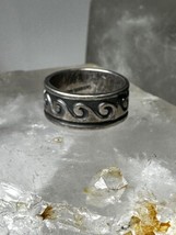 Waves  ring wave band  size 6.75 sterling silver women - $54.45
