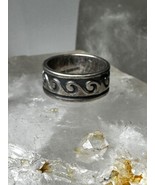 Waves  ring wave band  size 6.75 sterling silver women - $74.47 CAD