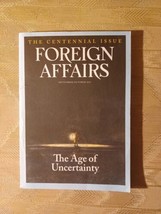 Foreign Affairs September October 2022 Age Of Uncertainty Centennial Iss... - £12.66 GBP