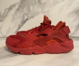 Nike Air Huarache Run Triple Red Running Shoes Style Size 8 318429-660 - £27.24 GBP