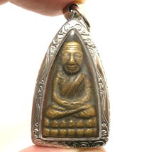 Thai Life Protection Buddha Rare Amulet Lp Tuad Thuad Wat Changhai Lucky Pendant - $373.56