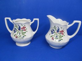 Johnson Brothers Provincial Scalloped Edge Creamer And Sugar Dish Without Lid EC - £15.42 GBP