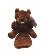 Bean Sprouts Bucky The Beaver Brown Bean Bag Plush 10&quot; NWT 32526 Ages 3+ - £5.48 GBP