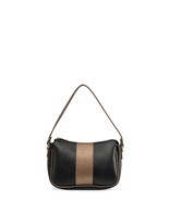 Goyet Mabel Hand, Shoulder, and Arm Bag - Black Bronze Striped - $34.88 CAD