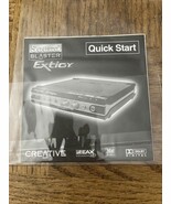Sound Blaster Extigy User Manual - $39.48
