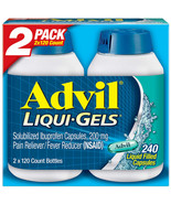 애드빌 Advil Liqui- Gel 240정 한국 직배송 해드립니다 (개인통관번호, 전화번호 메세지란에 기재 필수) - $627.22 MXN