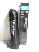 Vivitar VPT-1250 50 Professional Floor Standing Tripod Silver/Black VIVV... - $19.79