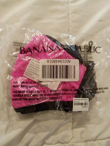 BANANA REPUBLIC REUSABLE ADULT FACE MASKS 3-PACK MIX NEW - $6.79
