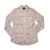 NWT J.Crew Liberty Art Fabrics Perfect Shirt in Flamingo Lodden Paisley Top 4 - £48.10 GBP