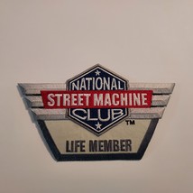 Vintage National Street Machine Club 5.75&quot;x2.75&quot; Transportation Sew-on Patch - £10.19 GBP