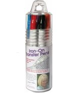 Iron-On Transfer Pens 8/Pkg-Blk, Blu, Brn, Red, Orn, Grn, Pur &amp; Yel - £23.58 GBP