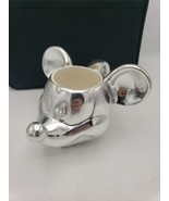DISNEY MICKEY MOUSE GOLD METALLIC 3D FACE CERAMIC COFFEE MUG BY APPLAUSE  - €14,63 EUR