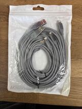 3 Pack USB Type-A to Lightning Charging Cables (1M 2M 3M Lengths) - $5.92