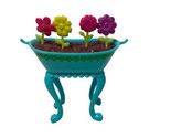 Enchantimals Flower Pot Stand With flowers Garden Replacement  Nagic  - $9.40