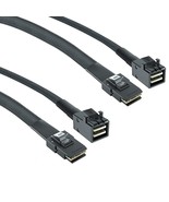 2 Pack 12G Internal Mini Sas Hd Sff-8643 Tosff-8087(36Pin) Cable, 0.5M I... - £30.67 GBP