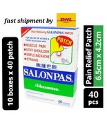 HISAMITSU SALONPAS  Pain Relief Patch Medicated Plaster 10 boxes x40 pat... - $175.88 CAD