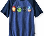 Vengadores Capitán América Hulk Panther 2-Sided Camiseta Niños Talla 8O ... - $11.92+