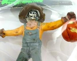 Lemax Freaky Farmer Pumpkin patch Spooky Town Halloween Figurine Scary Figure - $18.99