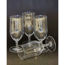 4 Mikasa Crystal Sonnet Iced Tea / Water Glass Goblets 7 3/8&quot; - $951.78 MXN