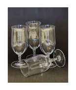 4 Mikasa Crystal Sonnet Iced Tea / Water Glass Goblets 7 3/8&quot; - $951.78 MXN