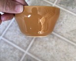 Vintage Homer Laughlin Butterscotch Ramekin Custard Cup Ivory Inside - $24.73