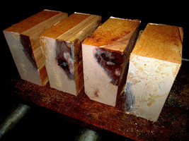 4 Beautiful Red River Birch Bowl Blanks Lathe Turning Lumber Wood 6 X 6 X 3&quot; - £46.65 GBP