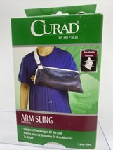 Arm Sling Universal Medline Curad #ORT11010D Comfort strap &amp; pad Adjustable - £5.21 GBP