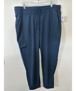 Old Navy Stretchtech Dry Quick Blue Cargo Joggers Size XL - $27.99