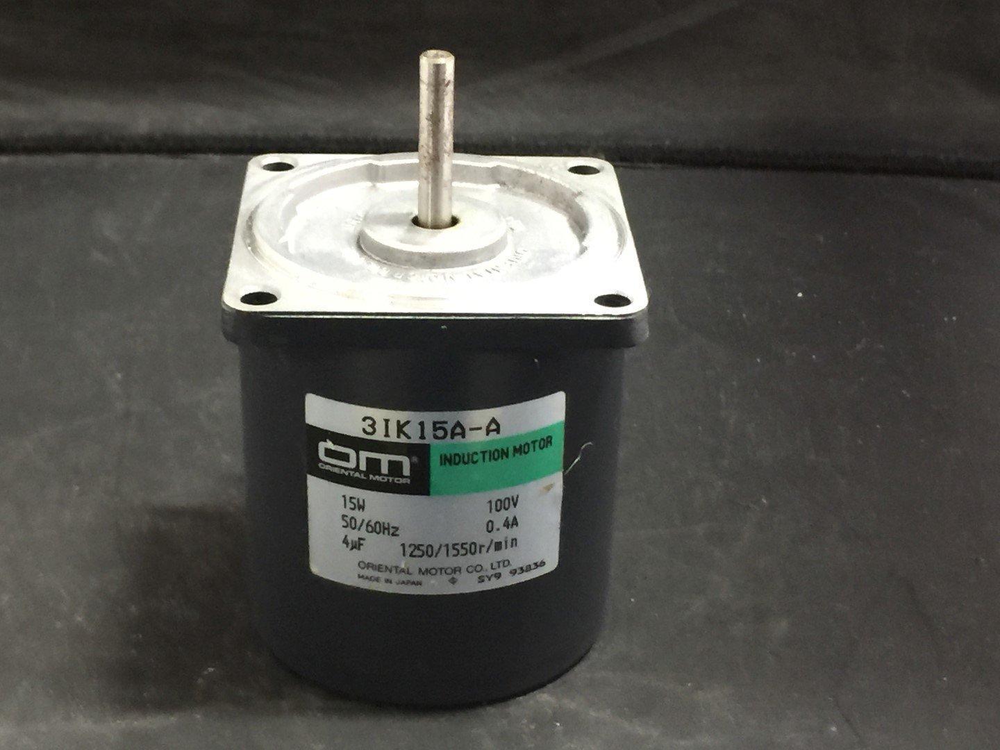 Oriental Motor 3IK15A-A Induction Motor 15W, 100V, 0.4Amp  - $57.20