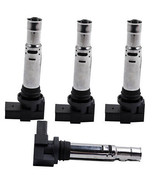 4pcs Spark Ignition Coil for VW Beetle Caddy Jetta Golf Audi A3 Seat Skoda - $79.36