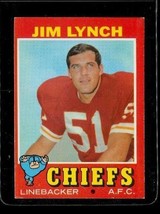 Vintage 1971 TOPPS TCG Football Trading Card #232 JIM LYNCH Kansas City Chiefs - £7.74 GBP