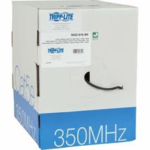 TRIPP LITE Cat5/5e Bulk Solid-Core Cable, CMR-Rated PVC, 350 MHz, Black, 1000' ( - £187.39 GBP