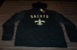 NEW ORLEANS SAINTS NFL FOOTBALL NFL HOODED HOODIE SWEATSHIRT LARGE NEW w... - £39.11 GBP